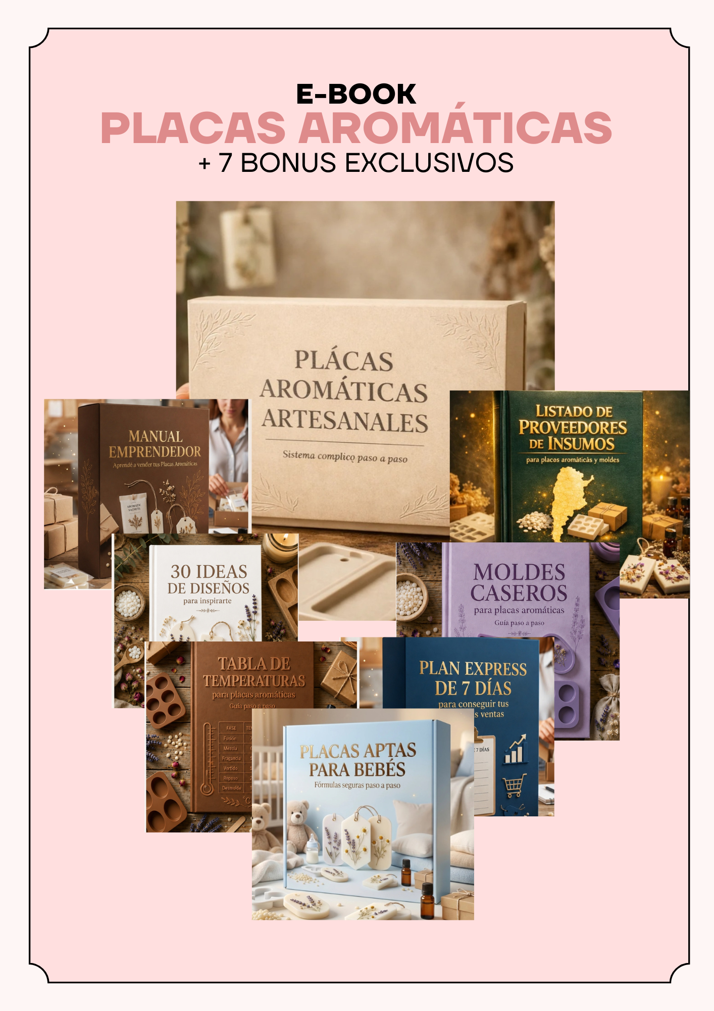 E- book Placas Aromáticas Artesanales + Bonus Exclusivos